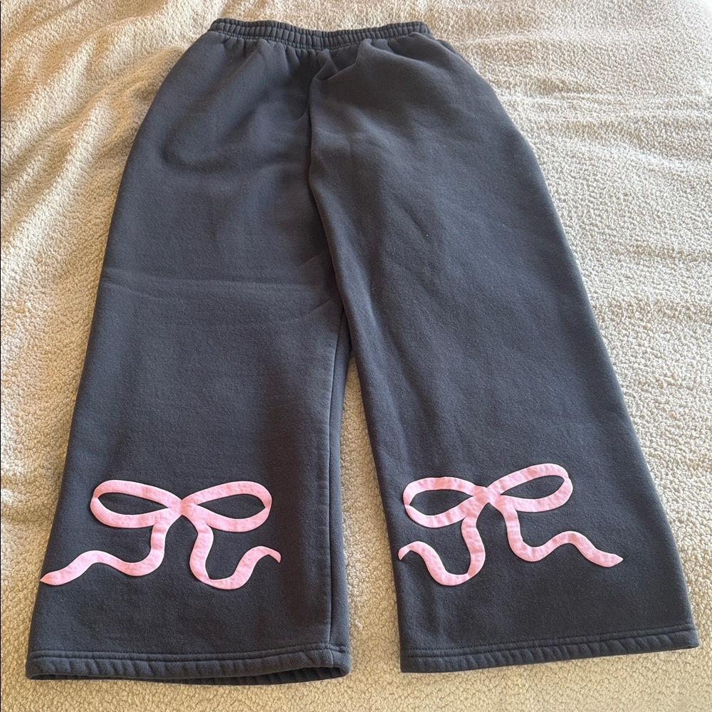 Edikted Gray Pants with Pink Label